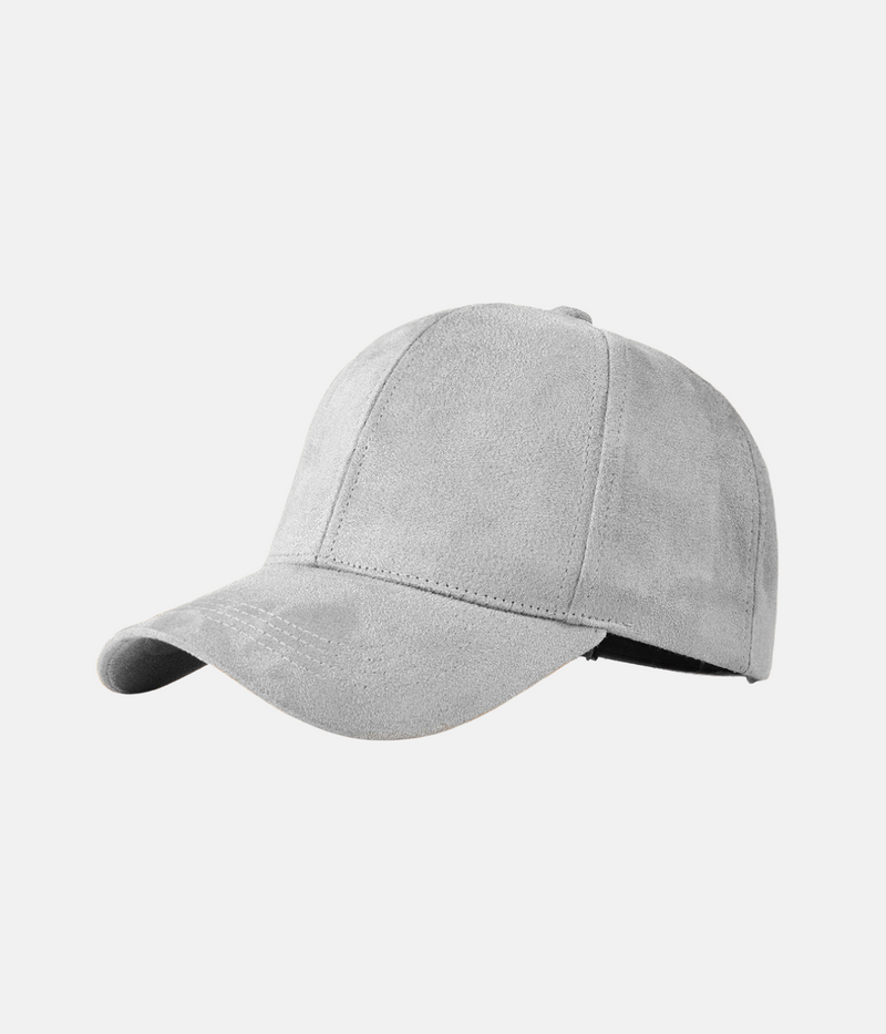 SUEDE CAP | LIGHT GRAY - THE URBAN MOOD | Streetwear Store