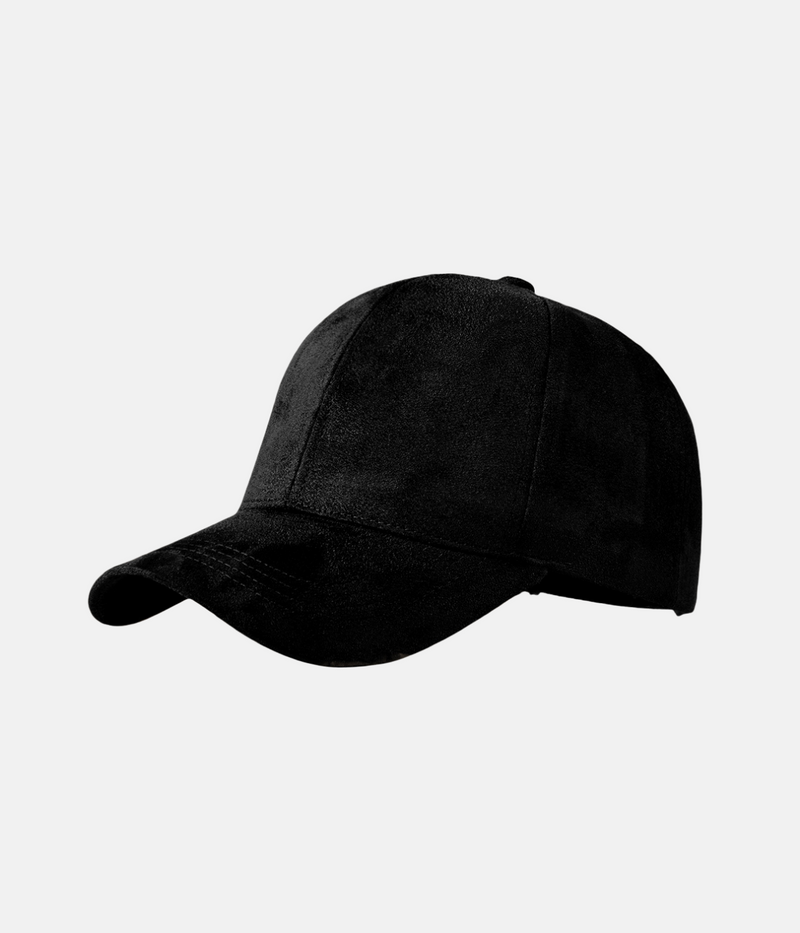 SUEDE CAP | BLACK - THE URBAN MOOD | Streetwear Store