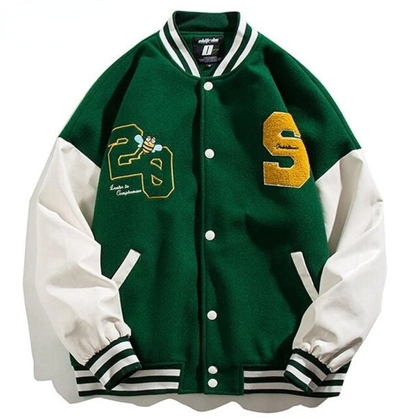 Bee Baseball Jacket